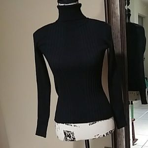 Simply ...by e ribbed turtleneck